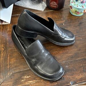 Leather 🖤 Franco Sarto slip-on loafers